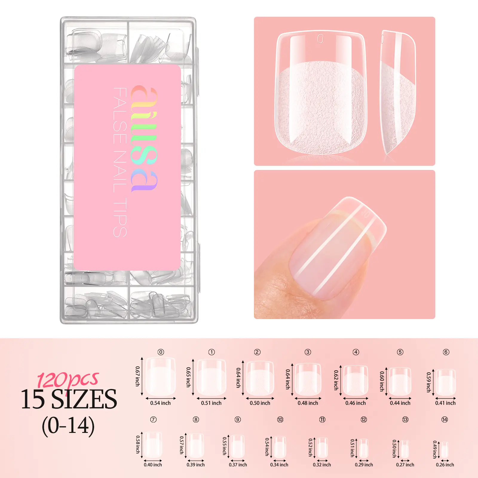 Matte Grip Fit- XS Square-120pcs