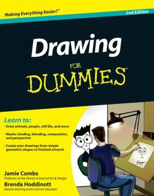 USED Book - Drawing for Dummies by Hoddinott, Brenda (Paperback) - english