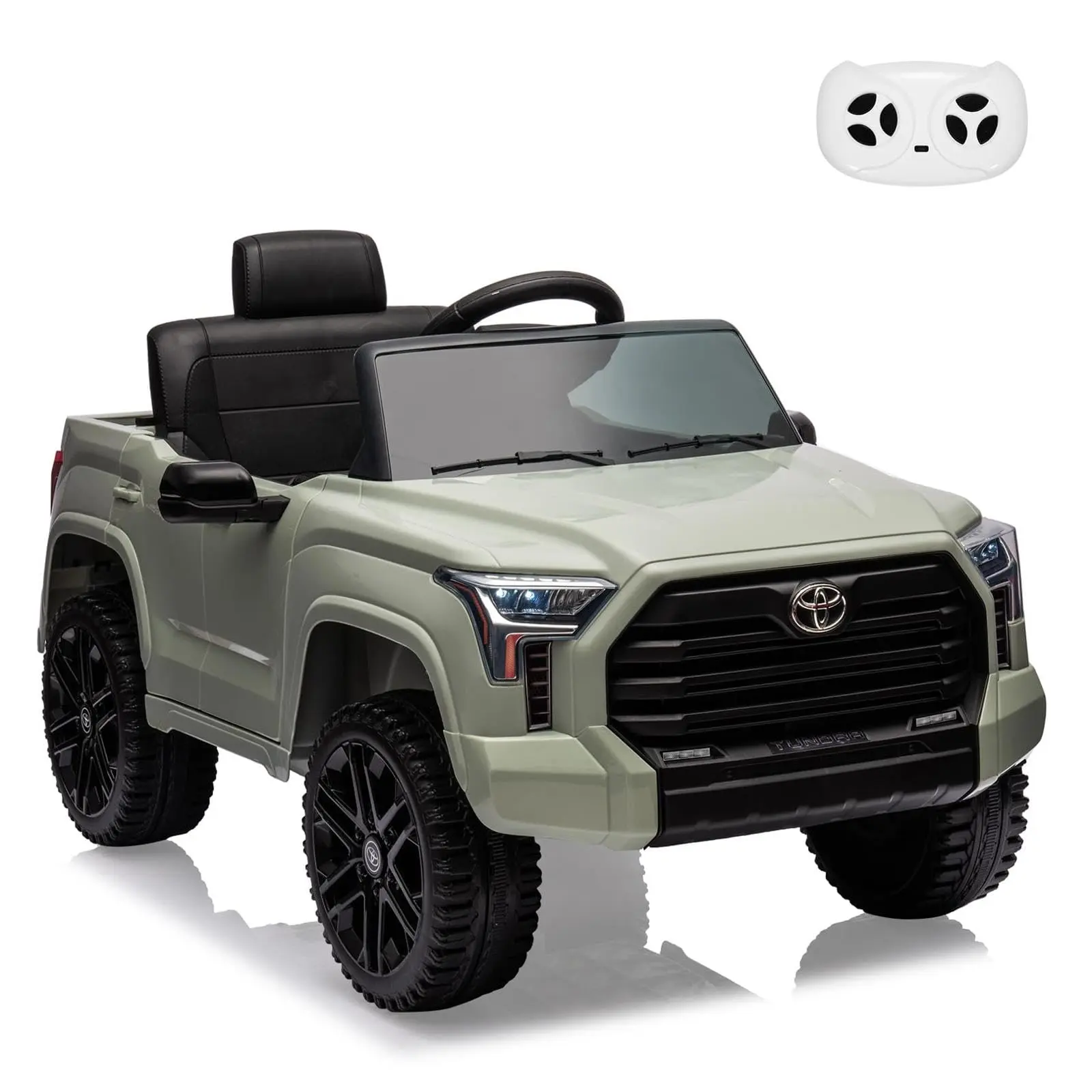 GARVEE Licensed 12V Battery-Powered Kids' Ride-On Car Toy with Ride on Wheels - Remote Control, Spring Suspension, EVA Tire Grip, USB Port, Music Player, LED Night Glow, Ideal for Kids Outdoor Play