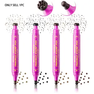 Natural Freckle Stamp Perfect Pen, Cosmetic, Quick-Dry Waterproof, 4 Colors, Easy Application, Long-Lasting, Gentle Formula, Ideal for Summer Makeup