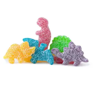 Dinosaurs Sour Gummy Candy | 16 oz (1 LB) Bag of Gummies | Soft & Chewy | Bulk Candy