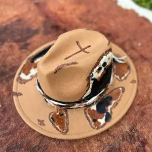 Hand-Burned Felt Hat