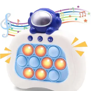 Blue Astronaut  Fast Speed Pushing Pop Game - Light Up Fidget Learning Game
