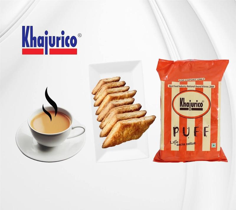 KHAJURIKO PUFF NEPALI Snack ( Pack of 3 )