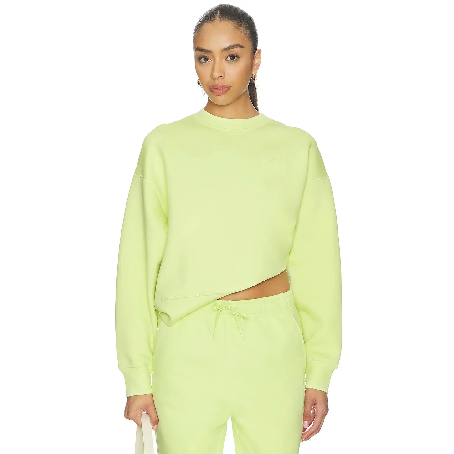 Lacoste Double Face Sweater in Sencha Lacoste Double Face Sweater in Sencha