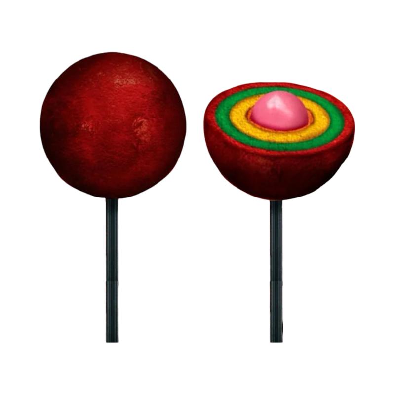 Sonrics Rockaleta Tamarindo Lollipop Box (30 Count) Spicy Sweet Mexican Candy Snack Bonbon Candies, Dulces Mexicanos