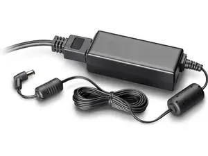 HP Poly Voice Poly 25W Power Supply Black  120 V AC Input  48 V DC Output 25 W Model 86P04AA#ABA