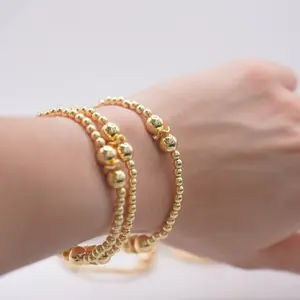 Valmaur Products Golden Harmony Bracelet - Elegant Beaded Design for Everyday Wear