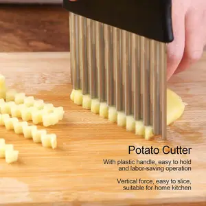 1-PCS Potato slicers, stainless steel fryers, potato, vegetable and fruit slicers.