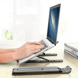Adjustable Laptop Stand, 1 Count Foldable Portable Laptop Holder, Ventilated Cooling Notebook Computer Stand for 10-13 inch Laptops