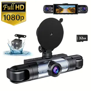Nuokaiqi 360° Protection Dash Cam with 4 Screens, Starlight Night Vision & WiFi Connectivity - Comprehensive Automotive DVR Car Driving Recorder