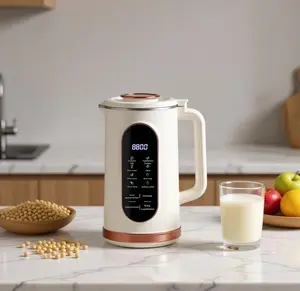 Nw 5Lbs 110V Soy Bean Milk Maker Household Stainless Steel 1500ml Large Capacity No-residue Household Wall-breaking Machine Soymilk Maker