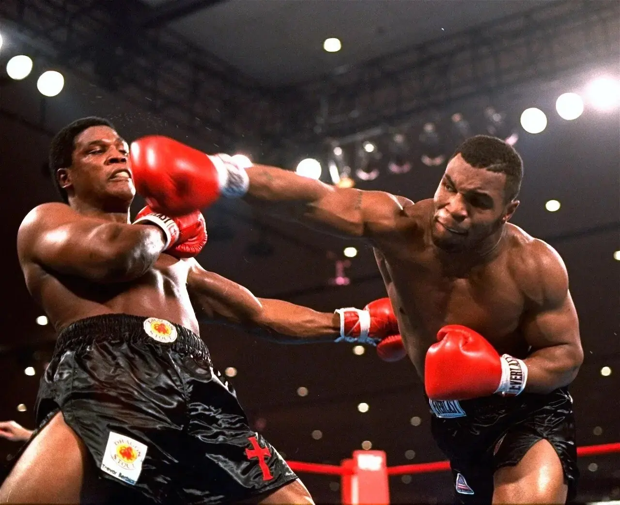 Iron Mike Tyson Poster | Boxing Wall Art | Unified Heavyweight Champ USA Decor Border