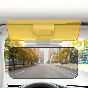 Lei Boo 2 in 1 Anti Glare HD Car Sun Visor with Yellow Tint for Day Night Driving Sun Blocker Adjustable Sunshade Night Vision Extender for Vehicle Windshieldcover ml  500 electric  window  tint  car Retractable Red LED Car Charger Universal Fit Rear Bump