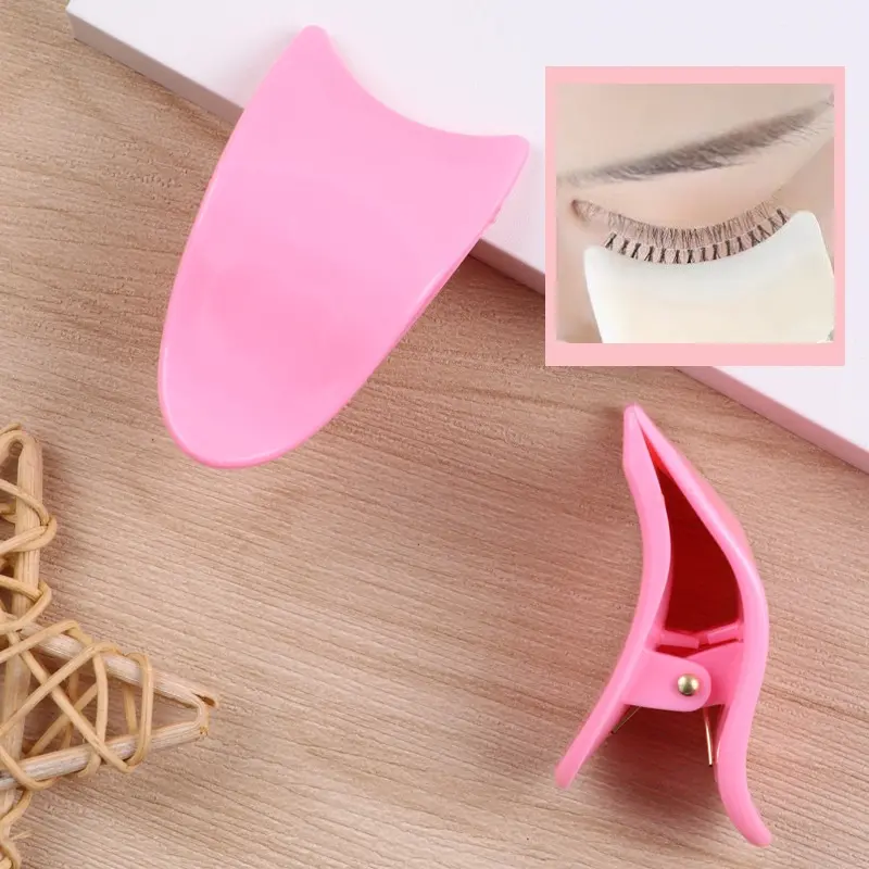 False Eyelashes Applicator, Cluster Lash Applicator Tool, Lash Auxiliary Clip, Eyelash Makeup Tool, Plastic Beauty Tool, DIY Lash Accessory-MM1