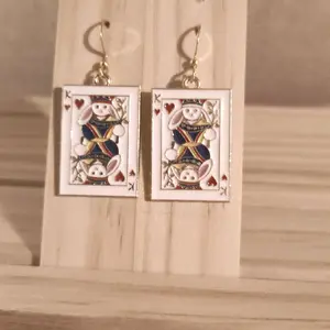 Poker Card Earrings- CLEARANCE- Discontinued item