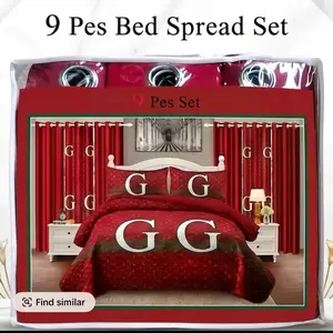 3 bedspread 9-Piece Bedspread Set (3 Bedspreads Included)