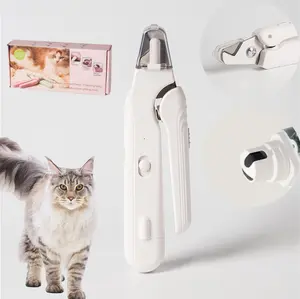 led  nail  trimmer LED Pet Nail Grinder - Never Worry About Quicking Your Pet Again! The Safe Clipper with Light to See the Blood Vessels for Stress-Free Trimming. for Dogs & Cats.