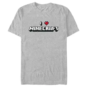 Men's Minecraft I Heart Minecraft T-Shirt