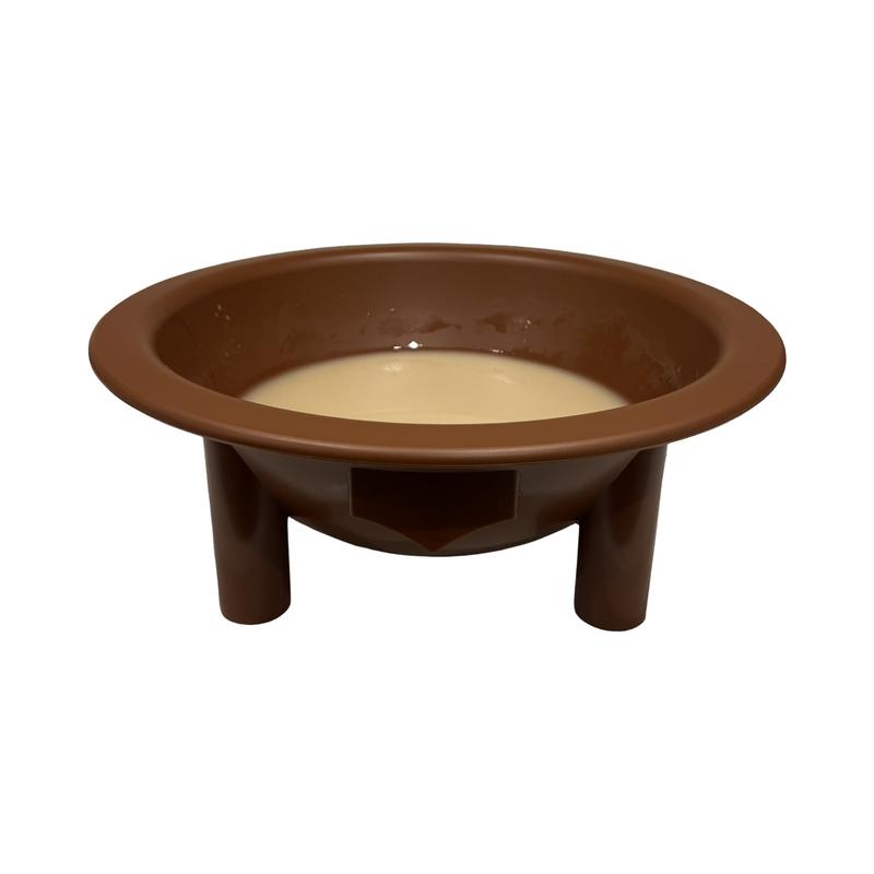 Kavafied Tanoa - Kumete - Traditional Kava Bowl - Food Safe PP - 1.5 Gallon Capacity - 15" x 15" x 5.5"