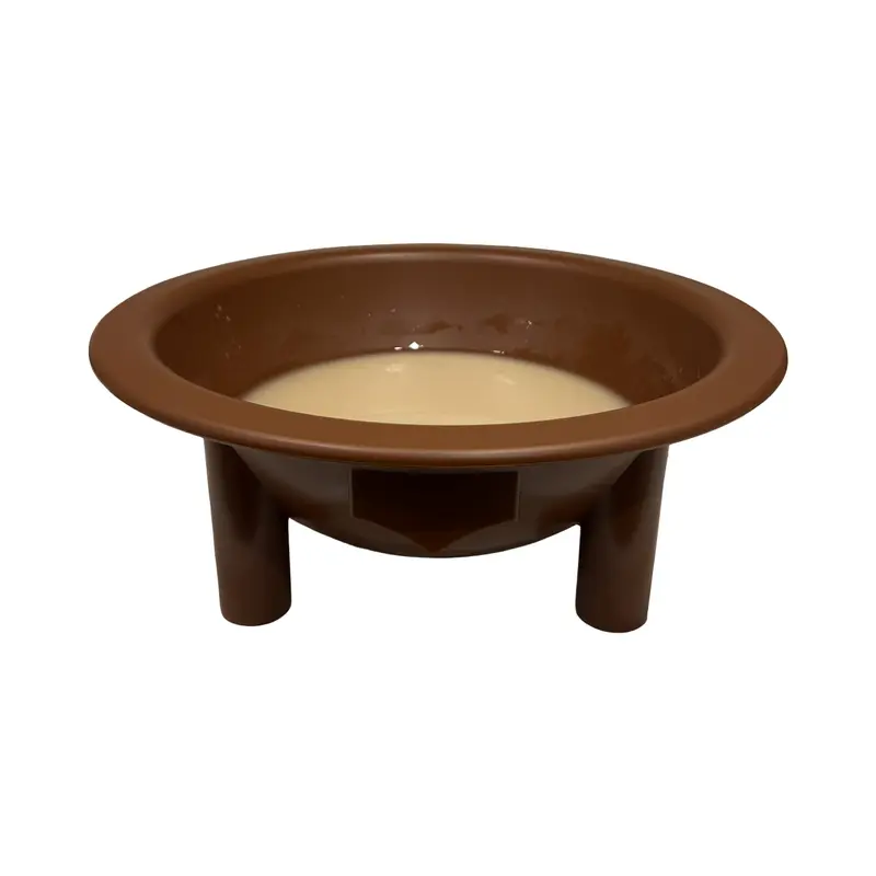 Kavafied Tanoa - Kumete - Traditional Kava Bowl - Food Safe PP - 1.5 Gallon Capacity - 15" x 15" x 5.5"