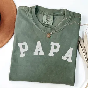 Comfort Colors Papa Shirt, Pregnancy Announcement, Fathers Day Gift, Papa Gift, Grumps Shirt, Fathers day shirt
