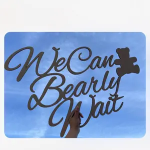 We Can Bearly Wait Baby Shower Backdrop Party Decoration