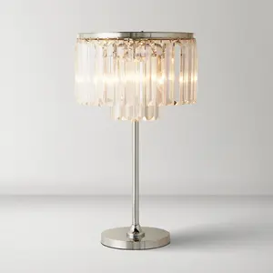 Z Gallerie Luxe Table Lamp, LED Lights with Ocular Glass Glow Effect, for Indoor Use