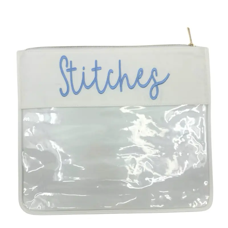 Large "Stitches" Needlepoint Project Bag