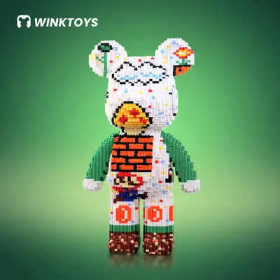 Brick 101 Mario Lego Build Yoshi Brick 101 Build To Bear Yoshi