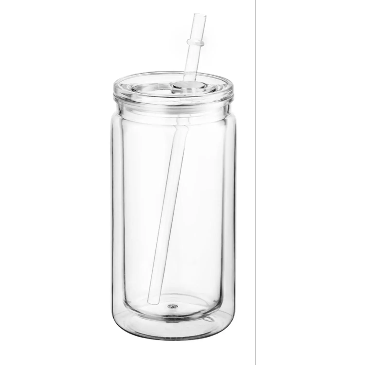 16 oz Acrylic Snow Globe Tumbler, Reusable Kitchenware Drinkware Water Bottle for Daily Hydration