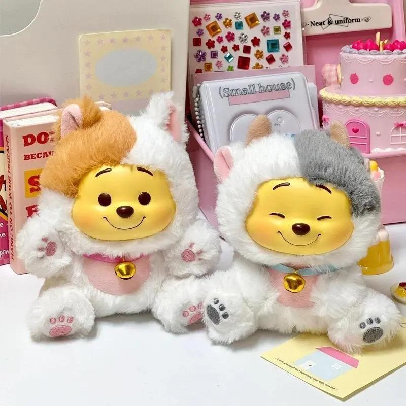 Disney Winnie the Pooh Series Mischievous Party Vinyl Plush Mystery Box,Plush Pendant Blind Box,Cute Keychain Plush Toy, Cute Collectible Figure with Snap Strap for Bags, Toys, and Gifts,Birthday Holiday Gift for Adults,Teen or Kids