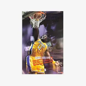 KARL MALONE LAKERS VINTAGE POSTER