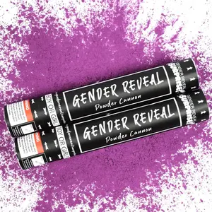 12" Purple Gender Reveal Powder Cannon Kit