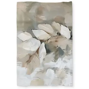 MWW C1DCTXLW8R9UK2 Leaf Beige Twin Size Extra Long Duvet Cover - Elegant Home Decor Essential