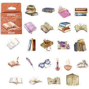 92 count Reading Book Stickers, Book Lovers Gifts - Aesthetic Stickers for Phone Case, Journals & Notebooks (23 Styles*4)