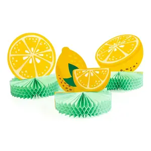 Lemon Party Centerpieces - 3 Pc.