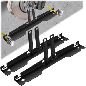 Upgraded Heavy-Duty Steel Wheel Alignment Tool Kit, Collapsible  Alignment Tool Plates for //SUVs, Enhanced Compatibility 2 Tool Plate, 2 Tape Measures.