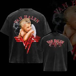 Vintage Van_Halen 1984 Album Cover Classic 2 side t-shirt ,Van Halen shirt ,T-shirt with double print, cotton street fashion pattern, Vintage Tee, Graphic Tees, 90s graphic tees, Unisex T-Shirt, Gift For Men Women