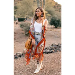 Bohemian Diamond Tassel Kimono