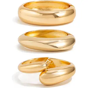 Bangle Bracelets for Women Wide Chunky Cuff Bracelet Stack Trendy Open Adjustable Twist Cuff Bangle