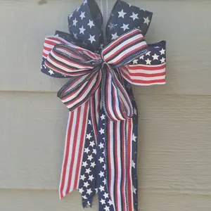 Stars and stripes bow