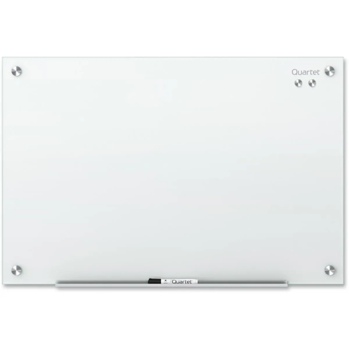 212 MAIN Quartet Infinity Magnetic Glass Marker Board, Office Presentation Supply with Glass Material