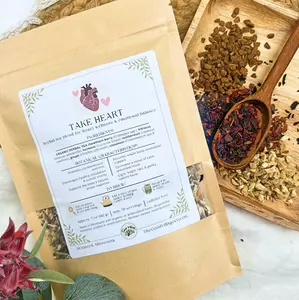 Take Heart: Loose-Leaf Herbal Tea Blend for Heart Wellness & Emotional Balance (Caffeine-Free)