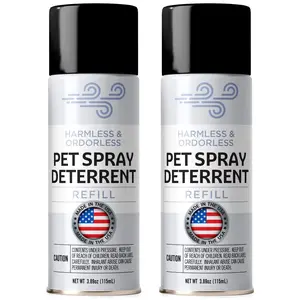 Berkland Cat Spray Deterrent Spray for Device Pet Safe Non-VOC Dog & Cat Spray Deterrent - Family-Safe Cat Deterrent for Counters & Trouble Areas