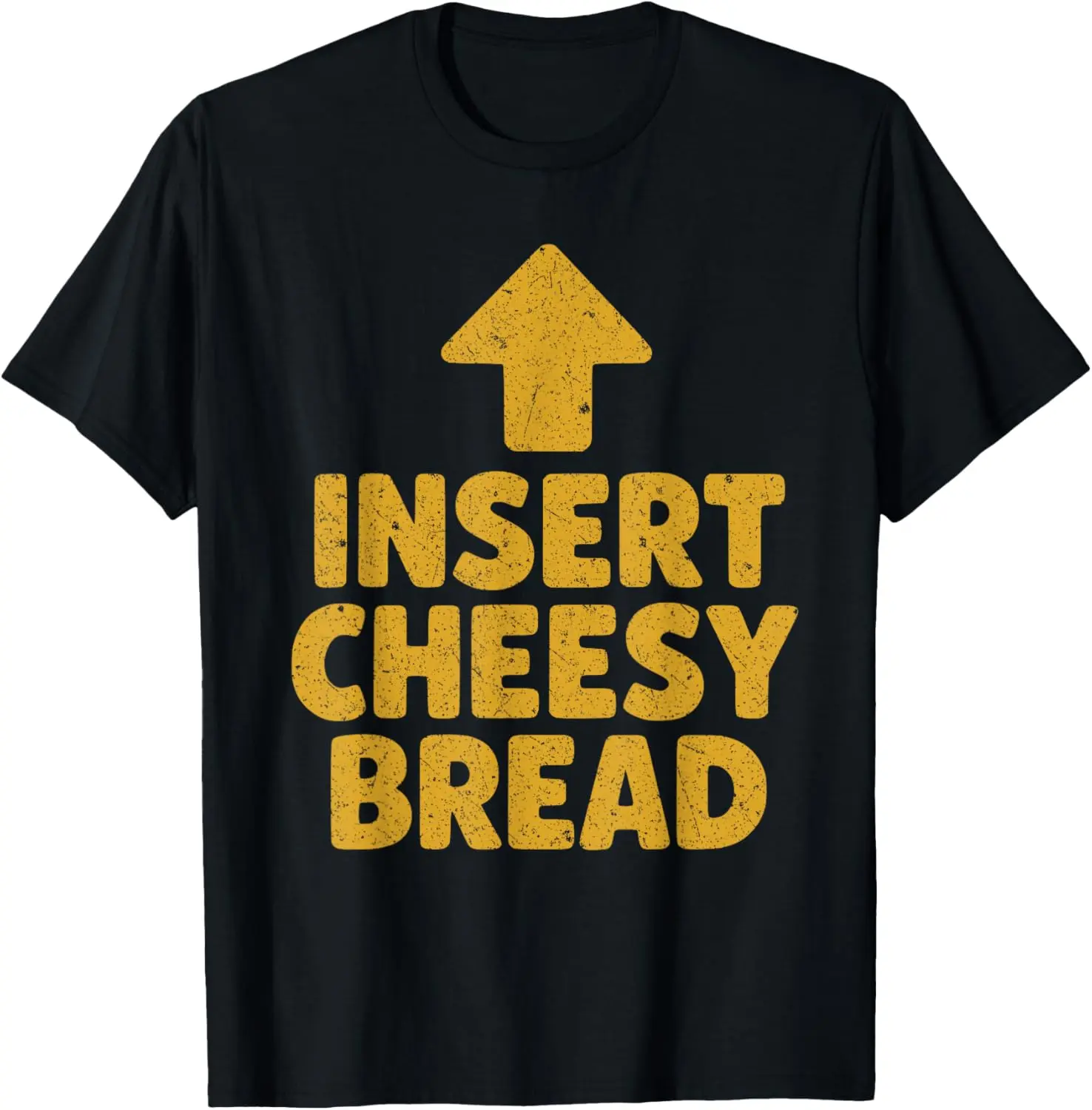 Men's Casual Soft Pure Cotton Short-Sleeve Sarcasm Funny Meme Cheesy Bread Graphic T-Shirt - Sports Streetwear Top, Natural, Gifts for Men