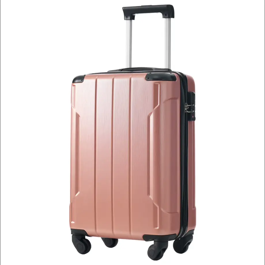 EUROCO 20" Hardshell Carry-On Luggage, ABS Lightweight Durable Suitcase with TSA Lock and Double Spinner Wheels for Travel