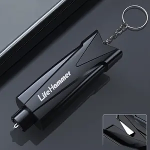 Vehicle Safety Rescue Window Breaker Seatbelt Cutter Multifunctional Spring Loaded Escape Device Ultimate Automotive Emergency Self Rescue Tool Portable Emergency Escape Tools and Accessories