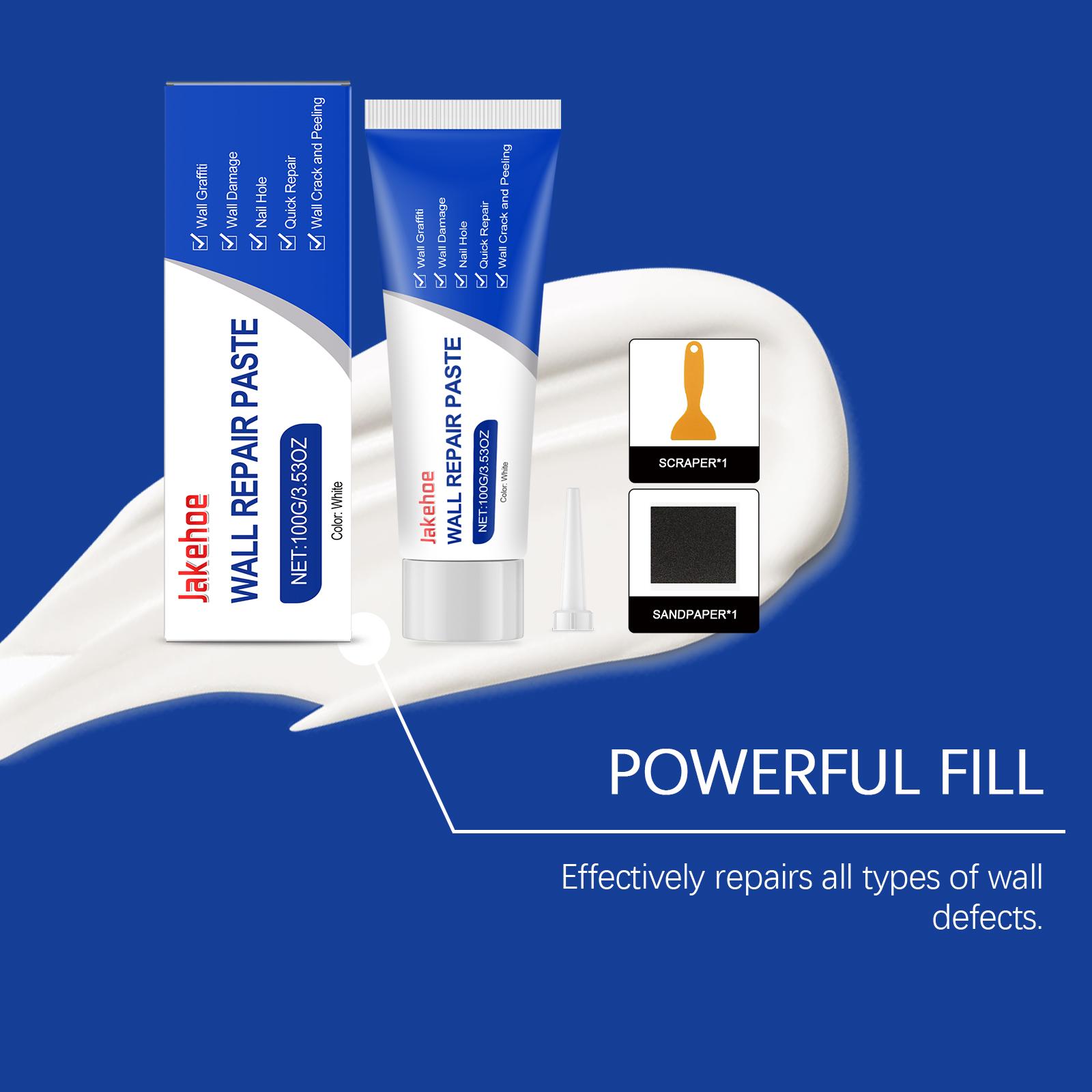 Drywall Patch Repair Kit,Wall Repair Kit for Drywall, Wall Mending Agent Paste to Fix Cracks, Holes & Dents, Waterproof & Damp-Proof, No Powder Mess, Easy Application for Home Maintenance (1 Set)