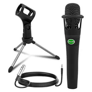 5 CORE XLR Dynamic Metal Mic Audio, Ideal for Singing, Captures Source Sound, Sturdy & Durable, Includes XLR Cable - MIC CROWN